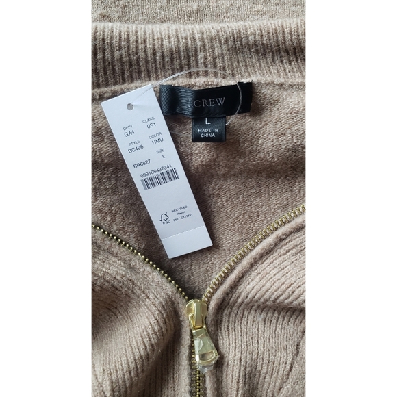 48. J.Crew Half-zip sweater-dress in Supersoft yarn - Picture 7 of 7